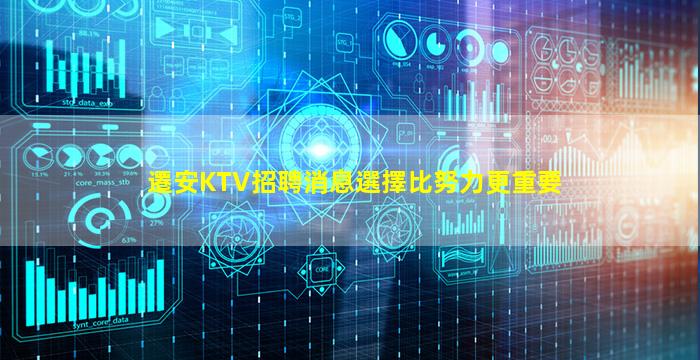 遷安KTV招聘消息選擇比努力更重要